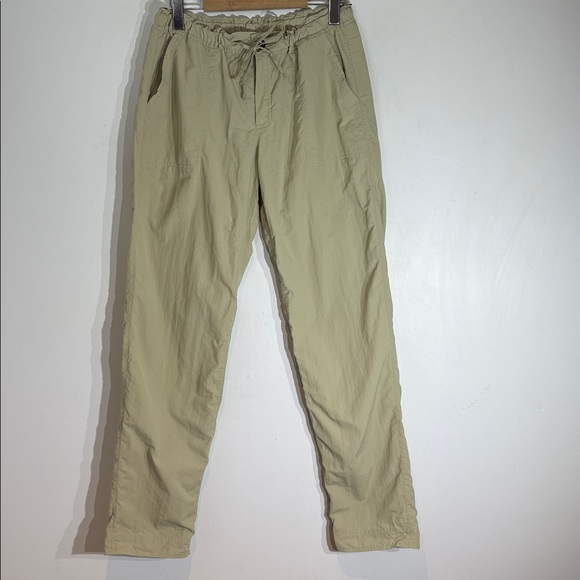 Patagonia Lightweight Drawstring Pants Khaki Elastic Waist Women’s size 10 - Picture 3 of 11